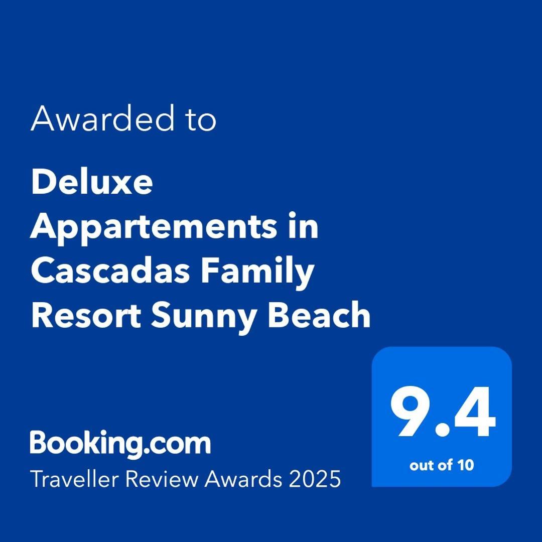Wonderful Deluxe Appartement In Cascadas Family Resort Sunny Beach Exterior photo